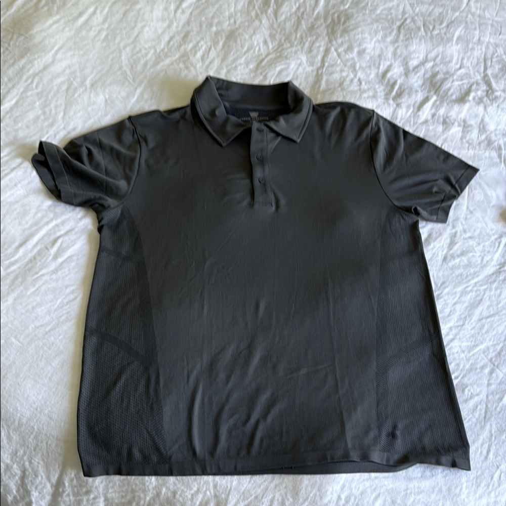 Mack Weldon Gray Polo Shirt Classic Short Sleeve
